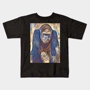 Western Lowland Gorilla Kids T-Shirt